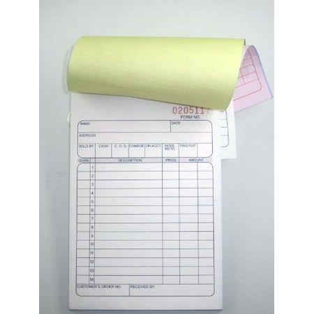Sales Order Book 33 Triplicate Forms Carbonless 3 Copy's - Wholesale Lot of 10 by Online Best