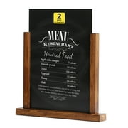  EHWINE Acrylic Sign Holder, 10 Pack Clear Double-Sided