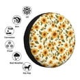 thumbnail image 4 of Naloa Classical Cute Sunflower PVC Leather Spare Tire Wheel Cover for Car Truck SUV Camper Trailer Universal Fit many size17 inch, 4 of 6