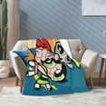 thumbnail image 6 of The Powerpuff Girls Bed Blanket Air Conditioner Quilt Ultra Soft Flannel Blanket All Season Fuzzy Blanket Reversible Fluffy Plush Blanket 50"X40", 6 of 8