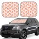 thumbnail image 1 of Balery Peach With Leaves Parasol para parabrisas de coche de 2 piezas | Parasol plegable para parabrisas delantero de coche para la mayoría de sedanes-Medium, 1 of 6