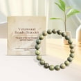 thumbnail image 1 of Fiudx Pulsera de Sándalo Verde, Cuentas Aromáticas Únicas, Que Promueve La Riqueza y La Armonía, Alivia El Estrés y Fomenta La Atención Plena, Accesorio para La Práctica Espiritual, Una Pieza de Moda, 1 of 6