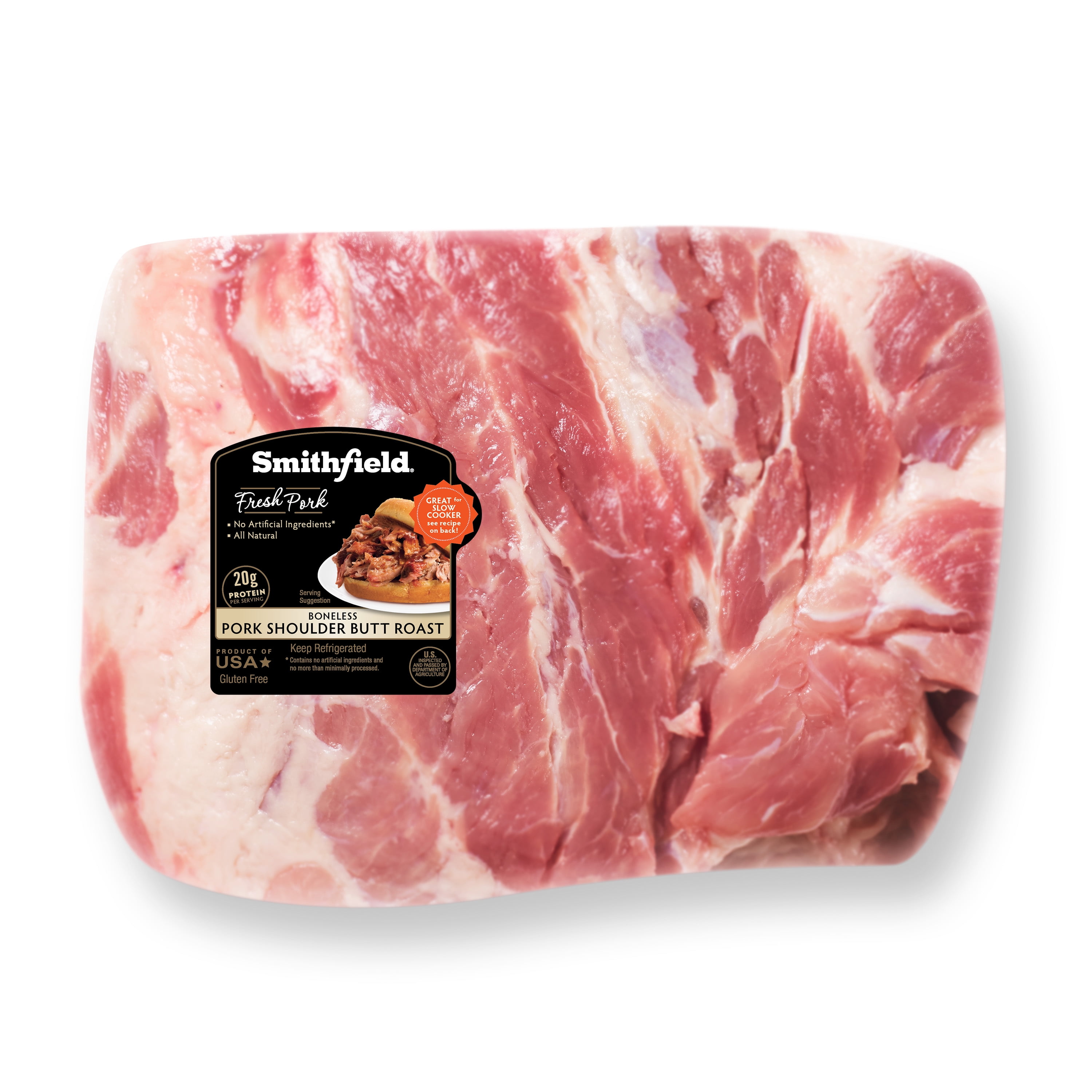 Smithfield Fresh Pork Boneless Shoulder Butt Roast, 4.710 lb Walmart