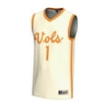 thumbnail image 2 of Unisex GameDay Greats #1 Cream Tennessee Volunteers Lightweight Men's Basketball Fashion Jersey, 2 of 3