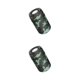 thumbnail image 1 of Injueey Altavoz inalámbrico Bajo Subwoofer Radio Música Altavoces Inicio Boda Fiesta Regalos para soporte Laptop Camo Camuflaje de la selva tropical 2piezas, 1 of 1