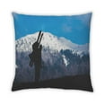 thumbnail image 2 of Ahgly Company Sports Ski Outdoor Throw Pillow, 18 inch by 18 inch, 2 of 6