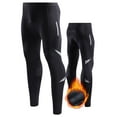 thumbnail image 3 of Pants Riding Pants Men's Cycling Pants with Plush Warmth 3D Padding Sweat-Wicking Breathable for Winter Riding Mountain Bike pants for Men Biking Pants, 3 of 7