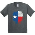 thumbnail image 3 of Inktastic Graffiti Texas State Flag Youth T-Shirt, 3 of 5