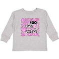thumbnail image 3 of Inktastic 100 Days of School Stars in Pink Boys or Girls Long Sleeve Toddler T-Shirt, 3 of 5
