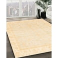 thumbnail image 2 of Ahgly Company Indoor Square Abstract Brown Gold Abstract Area Rugs, 8' Square, 2 of 6
