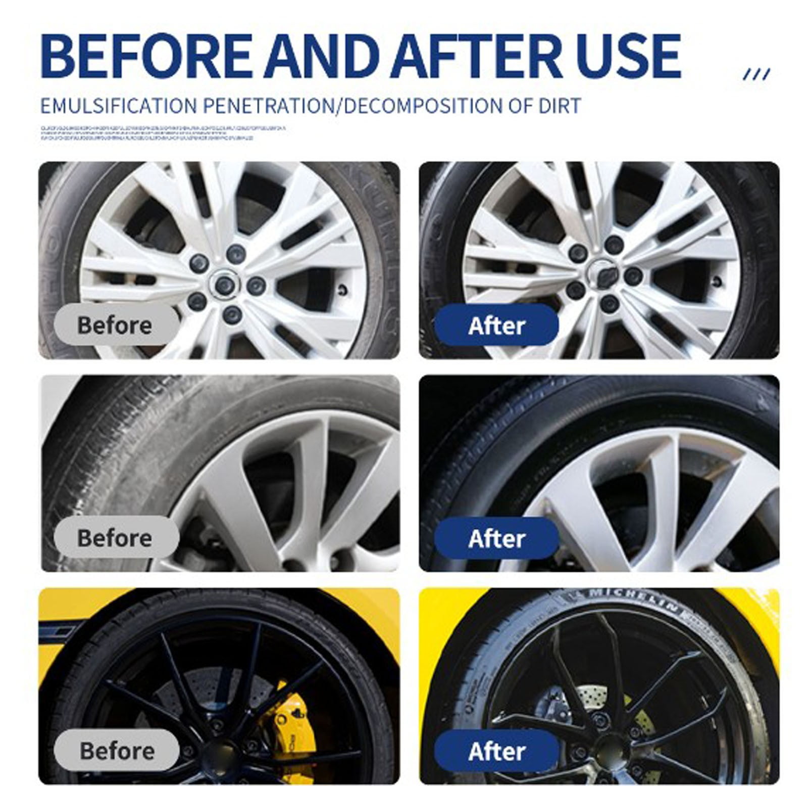 cpengpj CAR GUYS Tire Shine Spray, High Gloss and Satin Finish, Non-Greasy, UV Protection, Long-Lasting, Quick Drying Dressing for Plastic Tires, Wheels, Rubber