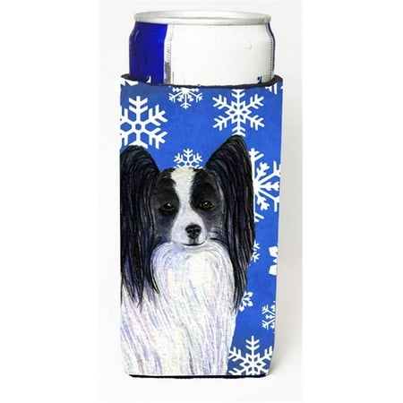 

Papillon Winter Snowflakes Holiday Michelob Ultra bottle sleeves for slim cans 12 oz.