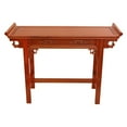 thumbnail image 3 of Oriental Furniture Rosewood Qing Hall Table, Honey color, 3 of 3