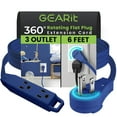 thumbnail image 1 of Cable de extensión GearIt 360, enchufe plano giratorio, 3 salidas, 6 pies, 1 of 9