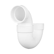 Charlotte Pipe Schedule 40 4 in. Hub x 4 in. Dia. Hub PVC P-Trap