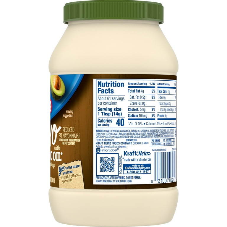 Hellmann's Low Fat Mayonnaise Nutrition Facts edu.svet.gob.gt