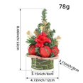 thumbnail image 2 of Ganfancp Mini Agujas de Bolas de Navidad Pequeños Adornos para El Árbol de Navidad Simulación de Escritorio Decoraciones para El Árbol de Navidad Pequeños Regalos Ofertas Del Día Sólo En Línea 1* Ado, 2 of 4