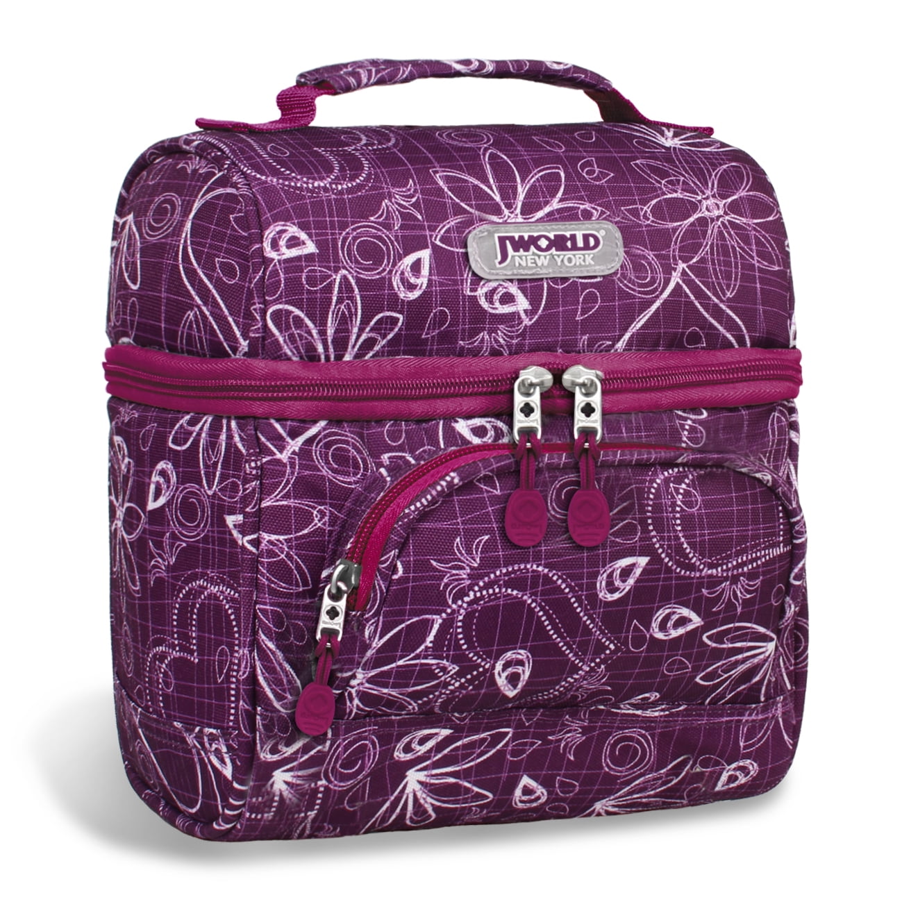 J World Corey Lunch Bag, Love Purple
