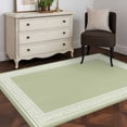 thumbnail image 4 of Sage Green Greek Key Large Area Rugs for Bedroom Living Room, Soft Non Slip Carpet Bedside Rug, Geometric Greece Ancient Farmhouse Geo Rectangular Floor Cover Kitchen Accent Rug 4'x6' for Office, 4 of 9