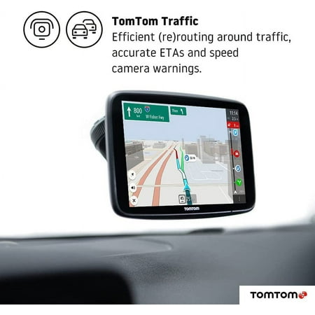 TomTom - GO Discover 7" GPS with Built-In Bluetooth, Map and Traffic Updates - Black