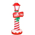 thumbnail image 1 of Outsunny 6FT Christmas Inflatable, Lighthouse Xmas Decoration with Lights, 1 of 10
