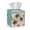 Beach Starfish Turtle, variant on TSOVTHRID White Golden Marble Print Square Tissue Box Cover, Portable Facial Paper Case Holder Easy Refill PU Leather Tissue Box Decorative for Bathroom Vanity Countertop, Home