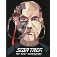thumbnail image 2 of Men's Star Trek: The Next Generation Geometric Captain Jean Luc Picard Borg Long Sleeve Shirt Black Medium, 2 of 4