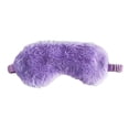 thumbnail image 1 of Plush Eye Mask Elastic Band Travel Sleeping Mask Solid Color Cute Blindfold Eye Cover, 1 of 8