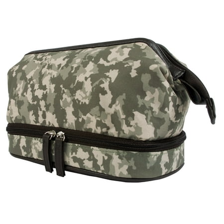 R70 Camo Bottom Zip Around Toiletry Bag, Green (Best All Around Camo For Hunting)