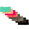 thumbnail image 7 of Alyce Ives Intimates Seamless Girls Panties, Solids & Stripes, M, 10 Pack, 7 of 7