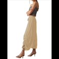 thumbnail image 2 of Pantalones Harén para Mujer, Pantalones de Estar por Casa con Dos Bolsillos Albaricoque M, 2 of 8
