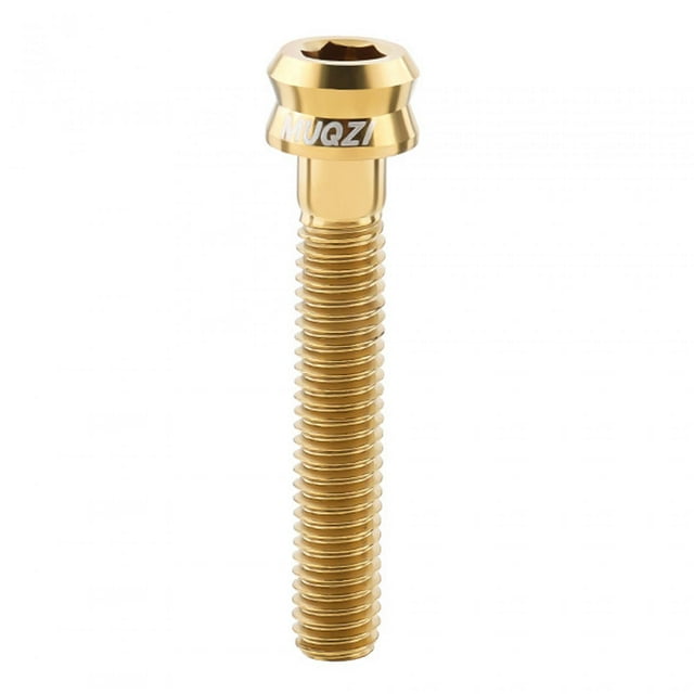 fastboy Bike Stem Screw M6 Headset Cap for Repairing Riding Mountain Bikes Gold M6x35mm Gold M6x35mm