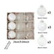 thumbnail image 3 of Adornos navideños, regalos navideños, juego de 9 bolas navideñas transparentes de plástico para árbol de Navidad, decoración para festivales, bolas decorativas de plástico., 3 of 6