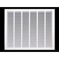thumbnail image 1 of 30" X 24" Return Air Filter Grille - Filter Included - Easy Plastic Tabs for Removable Face/Door - HVAC VENT DUCT COVER - White [Outer Dimensions: 32 5/8"w X 26 5/8"h], 1 of 4