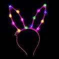 thumbnail image 4 of 4PCS Women Hair Hoop Creative Rabbit Ear LED Light up Headband Party Headband, 4 of 10