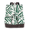 thumbnail image 1 of Balery Palm Branch With Leaves Mochila de Cuero para Mujeres, Gran Capacidad, Bolsa de Viaje Multifuncional, Mochila de Cuero y Bolsa de Hombro para Mujeres, 1 of 4