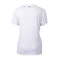 thumbnail image 3 of Women's Cutter & Buck  White UTSA Roadrunners DryTec Forge Stretch V-Neck Blade Top, 3 of 3