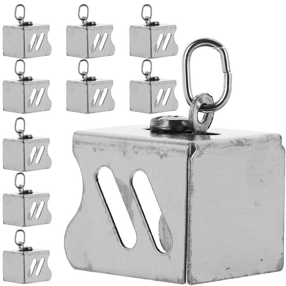 20 Pcs Drapery Rod Finials Curtain Rods for Windows Mini Decoration Silver