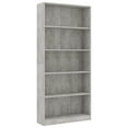 thumbnail image 6 of vidaXL Bookshelf Storage Shelf Wall Bookcase Standing Shelves Engineered Wood, 6 of 14