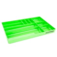 thumbnail image 1 of OEM TOOLS 22213 10-Compartment Low-Profile Drawer Organizer Tray | Organize Tools and Small Parts for Work, Transport, or in Your Tool Chest | High Impact ABS Construction | Green, 1 of 4