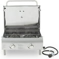 Pit Boss 2Burner Portable Gas Grill, Stainless Steel