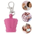 thumbnail image 4 of Unique Bargains 1 Pc Crown Lip Gloss Keychain Cap Rose Red Silicone, 4 of 5