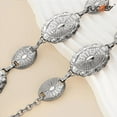 thumbnail image 4 of SUOSDEY Women Western Belt Cowgirl Metal Waist Chain Belt for Dresses Jeans Concho Boho Belt, 4 of 6