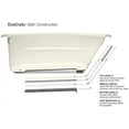 thumbnail image 2 of Kohler K-1946-L-96 60 x 30 in. Archer Alcove Bath with Integral Flange & Left-Hand Drain - Biscuit, 2 of 3