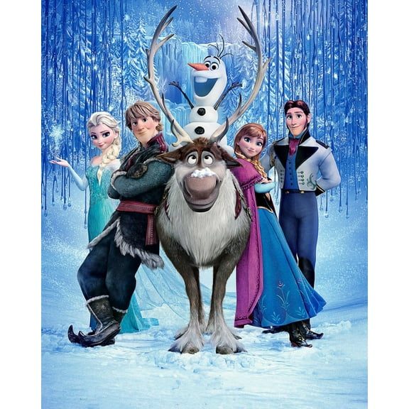 Frozen Diamond Painting Kits for Adults Beginners Round Full Drill 5D DIY Diamond Art Kits Diamond Painting Kits Picture Art for Home Wall Decor 12x16 inch