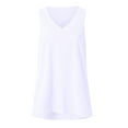 thumbnail image 3 of Tbopshirt Tank Tops for Women Plus Size Casual Solid V-Neck Gradient Sleeveless Tops Loose Blouses, 3 of 3