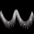 thumbnail image 2 of PENGXIANG Rhinestone Fringe Trim 1 Yard Sparkling Rhinestones Tassel Chain Sliver  Crystal Tassel Fringe Trim DIY Decorative Rhinestone Chain Tassel for Wedding Party Necklace DIY Sewing, 2 of 10