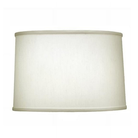 Stiffel ST68 10 x 11.x 8 in. Hardback Drum Lamp Shade, Pearl Supreme Satin