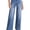 Z Myosotis, variant on DOKOTOO Women's Wide Leg Jeans Trendy High Waist Center-Seam Straight Leg Raw Hem Baggy Loose Boyfriend Stretchy Denim Pants