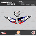 thumbnail image 2 of Kalair GFX Graphics Kit for KTM Motocross 4-STROKE 250SX-F, 350SX-F and 450SX-F (2019-2022) Rugged Series, 2 of 5